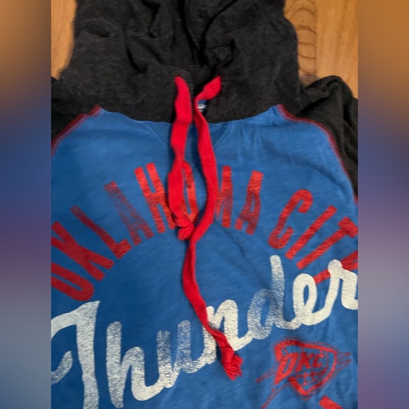 Oklahoma Thunder hoodie. Size small Good quality tshirt material. - Picture 2 of 7